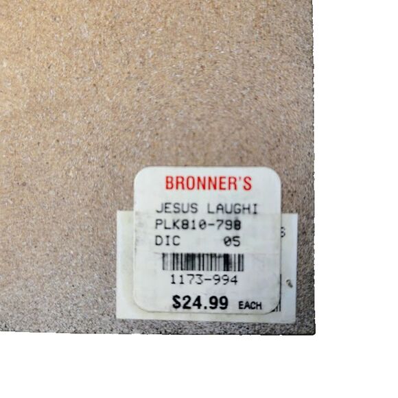 The Joy of The Lord Jesus Plaque Ralph Kozak Nehemiah 8:10 Psalm 118:14 Bronners - Picture 4 of 4